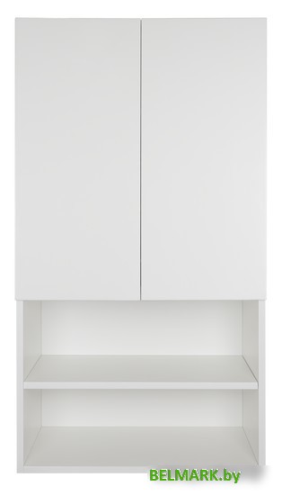 Мебель для ванных комнат Misty Амур - 60 шкаф над стиральной машиной с полками - Э-Ам08060-012 - фото