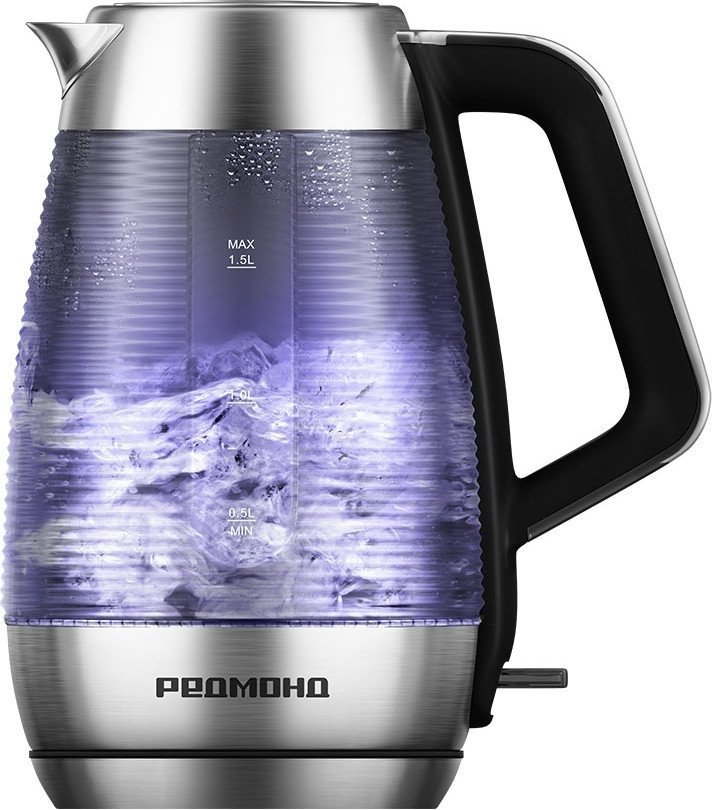 Электрический чайник Redmond (Редмонд) KG253 (нержавеющая сталь) - фото2