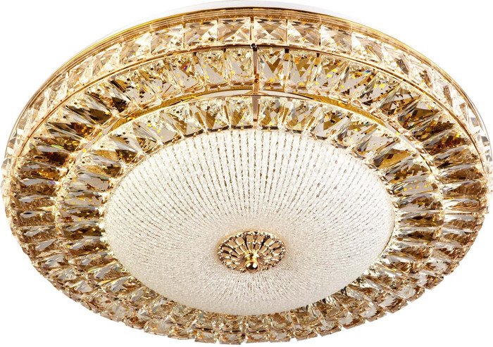 Припотолочная люстра LED4U L1146-600 GD - фото