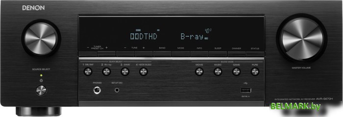 AV ресивер Denon AVR-S670H - фото