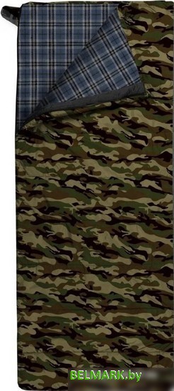 Спальный мешок Trimm Comfort Tramp 185 R (правая молния, камуфляж) - фото