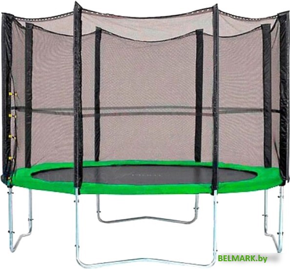Батут Sundays Acrobat-D252 (зеленый, с сеткой) - фото