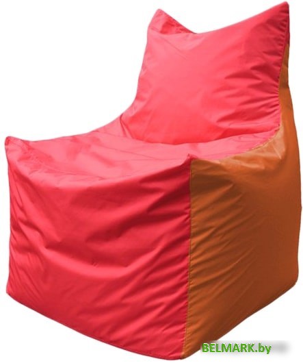 Кресло-мешок Flagman Фокс Ф2.1-176 (красный/оранжевый) - фото