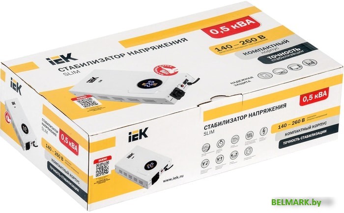 Стабилизатор напряжения IEK Slim 0,5кВА - фото2