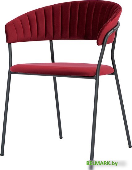 Стул с подлокотниками Bergenson Bjorn Stefany BB0000115 (винный) - фото