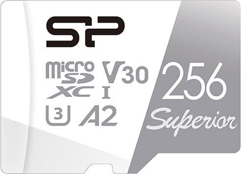 Карта памяти Silicon-Power Superior microSDXC SP256GBSTXDA2V20SP 256GB (с адаптером) - фото2
