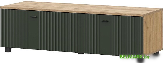 Тумба SV-Мебель Милан 00-00107347 (дуб золотой/олива софт) - фото