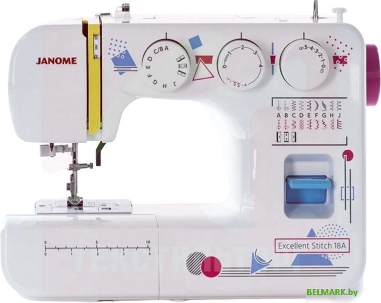 Электромеханическая швейная машина Janome Excellent Stitch 18A - фото