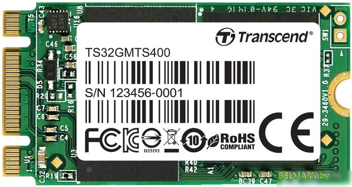 SSD Transcend MTS400 32GB TS32GMTS400S - фото