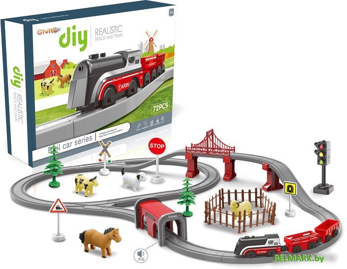Набор железной дороги Givito Мой город G211-021 - фото
