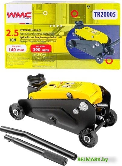 Подкатной домкрат WMC Tools WMC-TR20005 2.5т - фото
