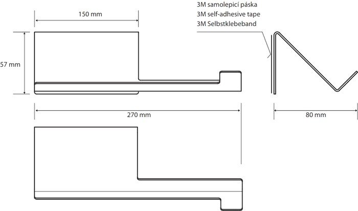 Держатель для туалетной бумаги Bemeta Nivo 101104015 - фото2