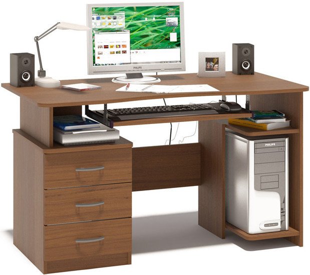 Компьютерный стол Сокол КСТ-08.1 (венге) - фото2