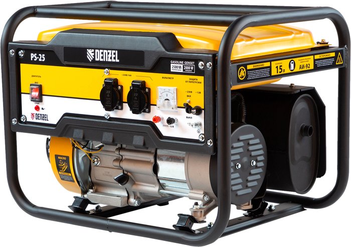 Бензиновый генератор Denzel PS-25 - фото2