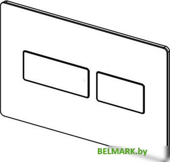 Панель смыва Tece Solid 9240436 (латунь с текстурой ромбы) - фото2