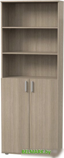 Книжный шкаф Премиум Акцент модуль 3 (шимо светлый) - фото
