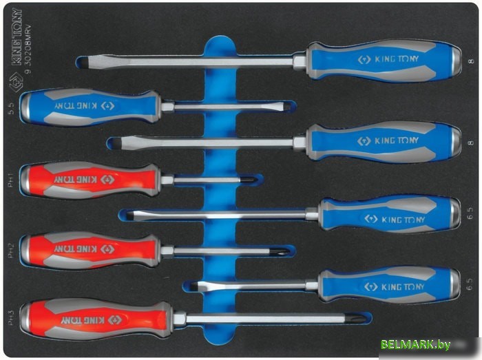 Набор отверток King Tony 9-30208MRV (8 предметов) - фото