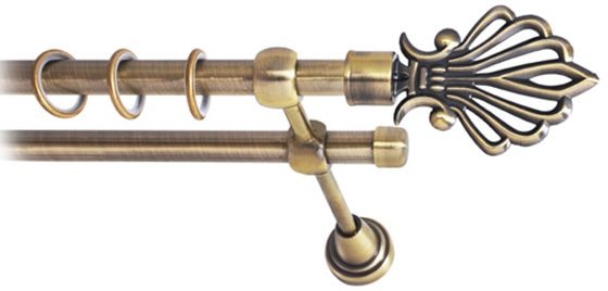 Lm Decor Веер (антик, гладкая, 4м 16мм, 2 ряда) - фото