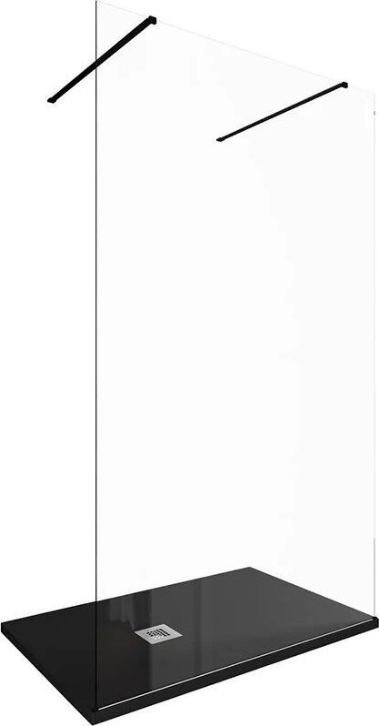 Душевая стенка Allen Brau Infinity 2 3.21051.BBA 323843 (черный браш) - фото2