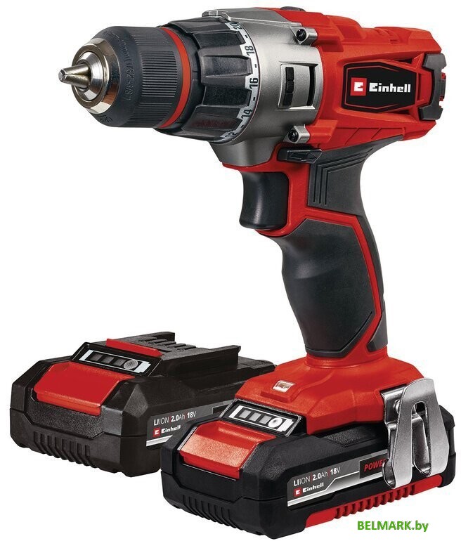 Дрель-шуруповерт Einhell TE-CD 18/2 Li 4514231 (с 2-мя АКБ) - фото