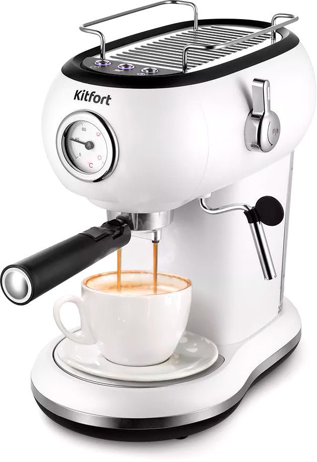 Рожковая кофеварка Kitfort KT-7219 - фото