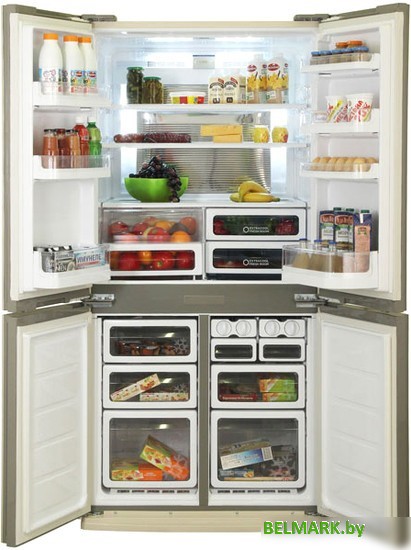 Многодверный холодильник Sharp SJ-EX98FBE - фото2