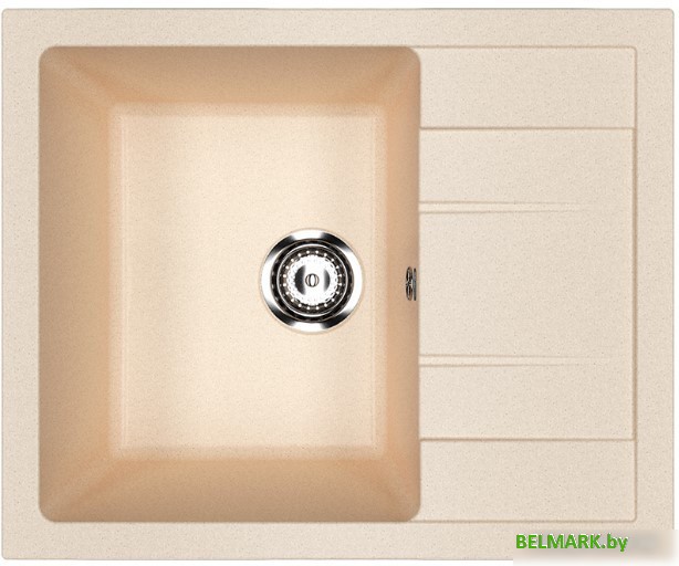 Кухонная мойка Ulgran U-607 (328 бежевый) - фото