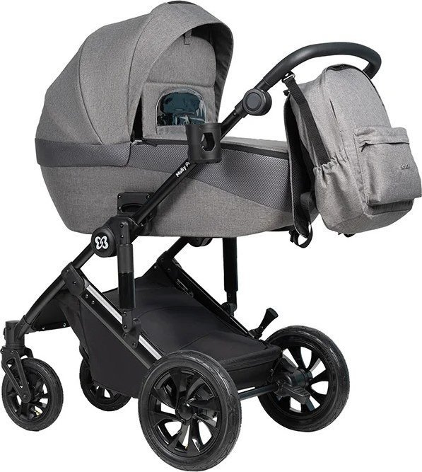 Универсальная коляска Farfello Molly Pro MP-1 (3 в 1, серый) - фото2
