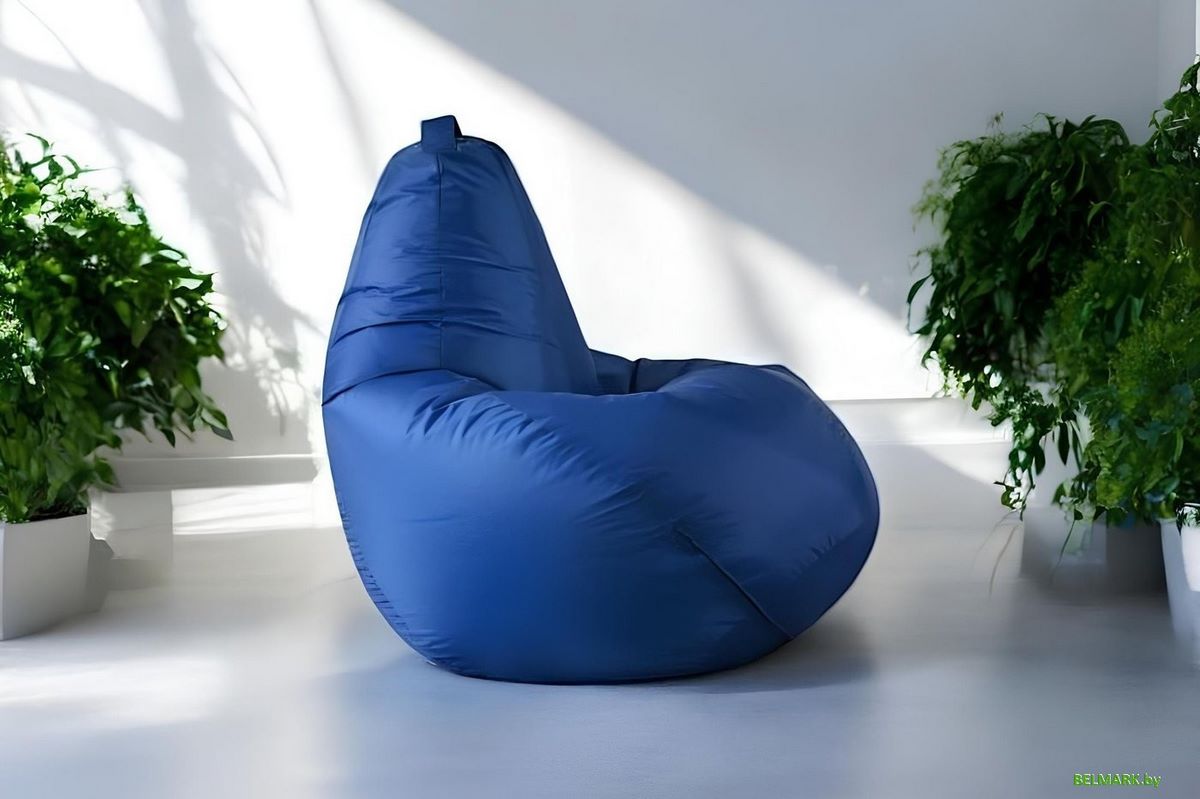 Кресло-мешок Mio Tesoro Груша XXXL GF-140x95-SI (синий) - фото2