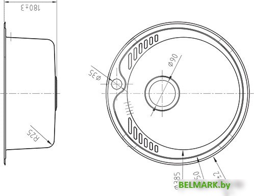 Кухонная мойка IDDIS Suno SUN49S0i77 - фото2