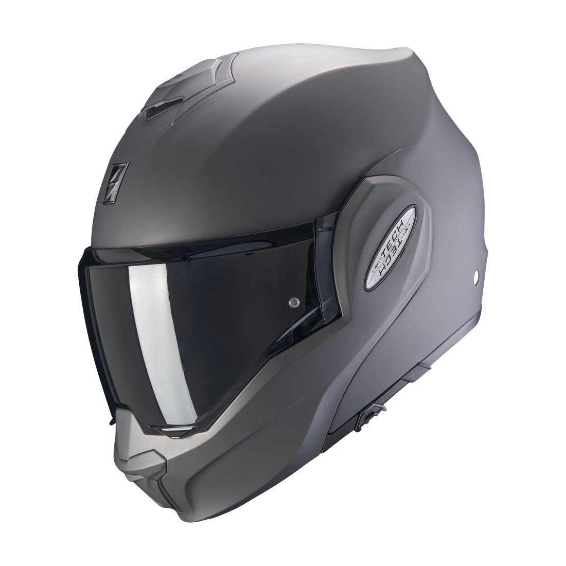 Мотошлем Scorpion Exo Exo-Tech Evo Solid (р. M, антрацит матовый) - фото