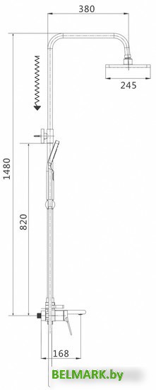 Душевая система Shevanik S8336 - фото2