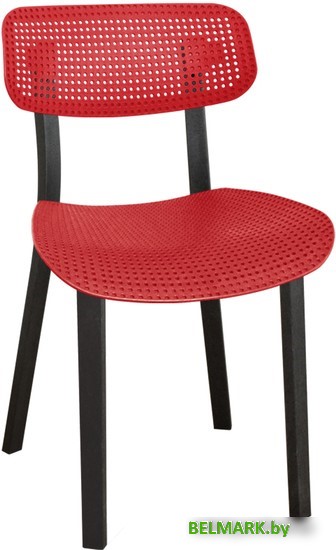 Стул Sheffilton SHT-S85 (красный/черный) - фото