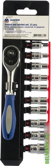 Набор головок слесарных Мастак 0-2011H - фото