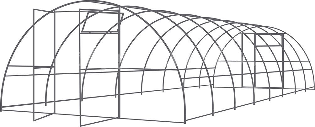 Каркас теплицы Садовод Широкая (4м) - фото