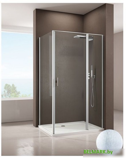 Душевой уголок Allen Brau Priority 100x80 304212 (серебро браш) - фото2