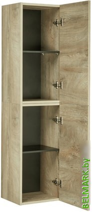 Акватон Шкаф-полупенал Фабрик 34 1A242803LTDU0 (дуб эндгрейн) - фото2