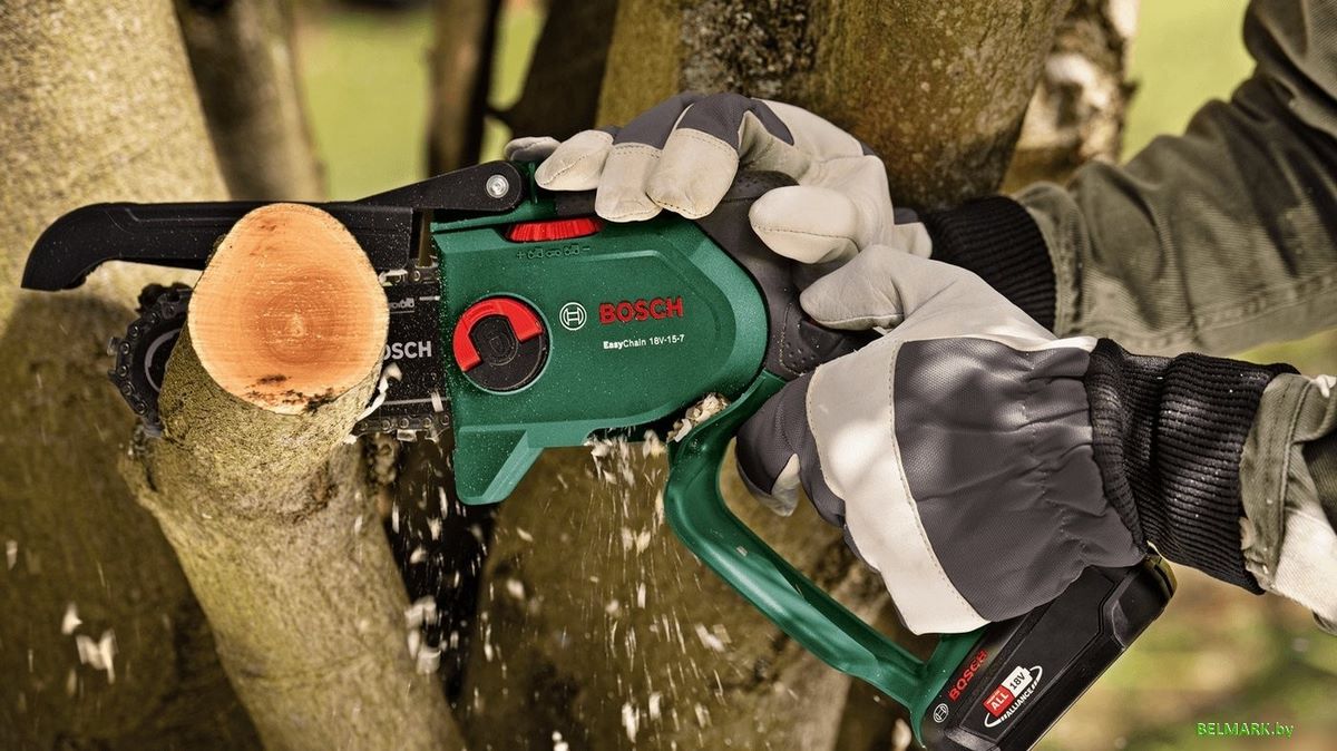 Аккумуляторная пила Bosch EasyChain 18V-15-7 06008B8901 (без АКБ) - фото2