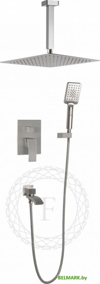Душевая система Filarete Waterfall FL1012 (никель) - фото