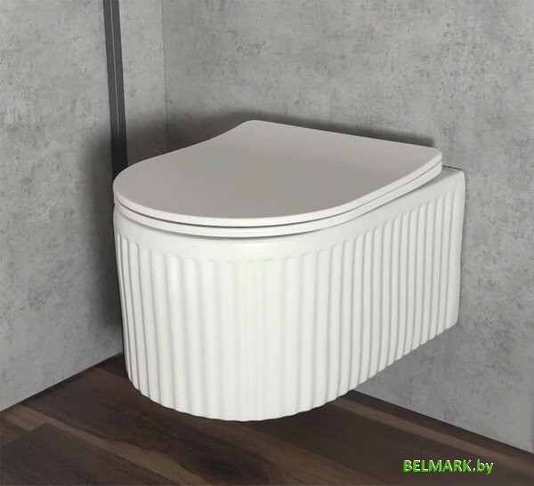 Унитаз подвесной Roxen Royal Matt Rimless Soft Close NC 530200-01 - фото2