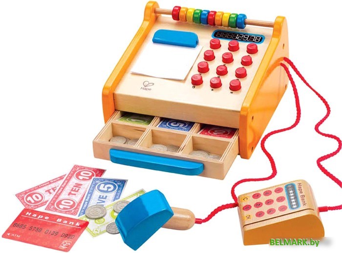 Касса игрушечная Hape Супермаркет E3121-HP - фото