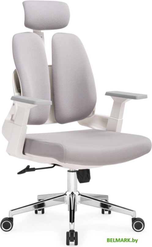 Офисное кресло Woodville Hiba (серый/хром) - фото