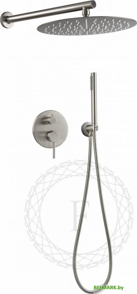 Душевая система Filarete Roun FL1023 (никель) - фото