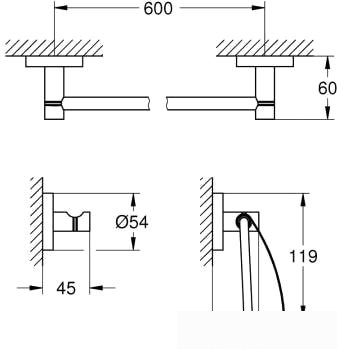 Набор для туалета Grohe Grohe 40775001 - фото2