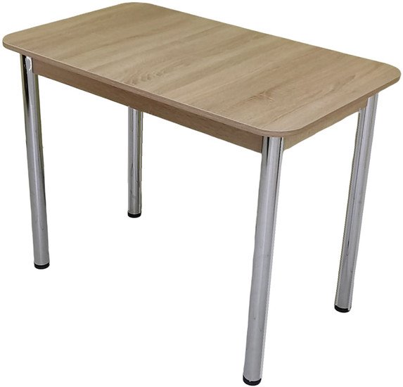 Кухонный стол СВД Юнио 100x60 009.Д2.Х (дуб сонома) - фото