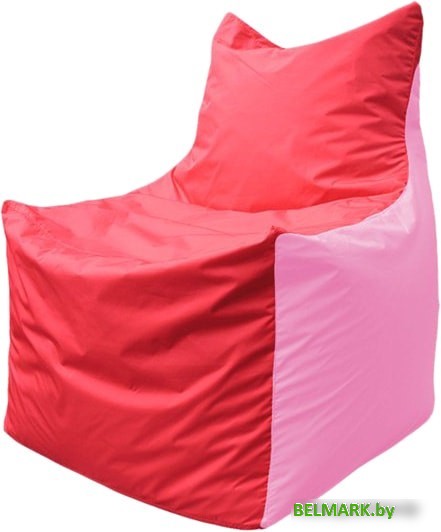Кресло-мешок Flagman Фокс Ф2.1-175 (красный/розовый) - фото