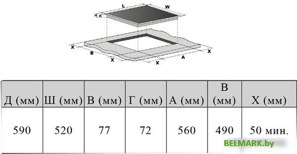 Варочная панель Haier HHX-Y64NVB - фото2