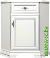 Тумба Black Red White Kentaki S320-KOMN1D1S/P (белый/белый) - фото