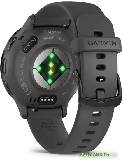 Умные часы Garmin Venu 3S (серая галька, с силиконовым ремешком) - фото2