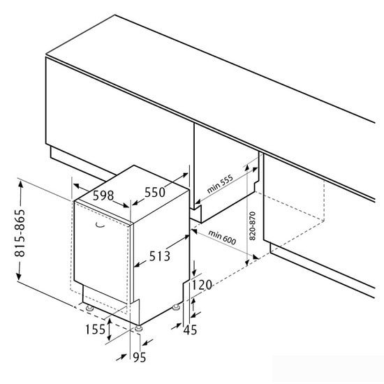 Посудомоечная машина Krona Delia 60 BI - фото2